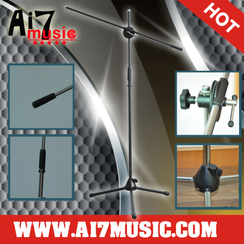 AI7MUSIC Easy Height Adjust Microphone Stands With Boom