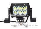 4.5'' 18w Flood Spot Combo ATV 4x4 4wd Cree Led Light Bar Double Row Shockproof