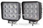 27 Watt Waterproof Led Driving Lights , Work Lamps PMMA Lens 12V 24V IP68