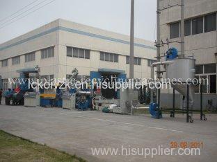 Double tanks waste PET, PP, HDPE Recycle pelletizing Plastic Granulating Machine