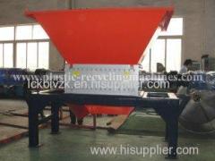 Big die head, pipe, plastic, woodwaste recycling line Double shaft shredder