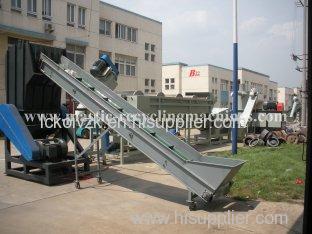 Crush, Wash, Dewater Recycle PP / PE film line Waste Plastic Recycling Machine