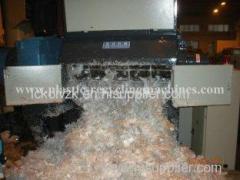 Thick wall diameter plastic pipe, plastic film waste recycle Single shaft shredder