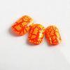Orange Artist Nail Custom Lovely Painting Nail Tip For Wedding Party