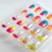 Gradient Color Fragrant Fake Nails French Style Full Cover Artificial Nail