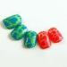 Beauty 3D Cracking Nails Plastic Colorful Artificial Nail For Kids Finger