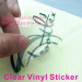 Custom Round Logo Printing Outdoor Transparent Vinyl Labels