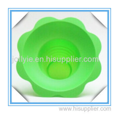 Green color snow-kone flower cup disposable factory