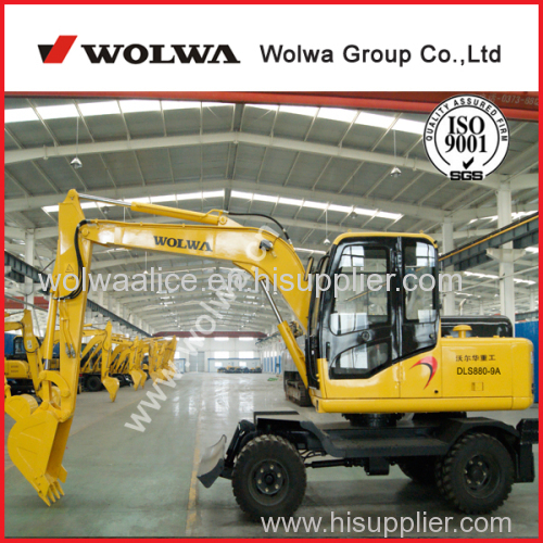 China excavator hydraulic wheeled 7200kg