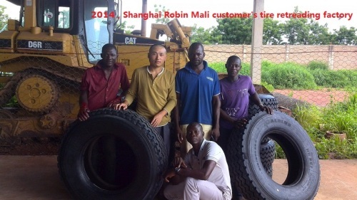 Mali customer-Shanghai Robin tire retreading equipment