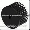 Cylinders Led Anodized Heat Sink Aluminum With Rohs , Oxidized Black