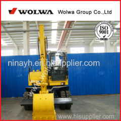 6 ton wheel excavator for export