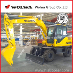 wheel moving type hydraulic excavator 9700kg