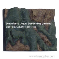 3D aquarium background board / Terrarium backround board/ Amazon tree stump background board/Aquarium decoration/
