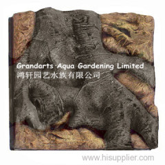 3D aquarium background board / Terrarium backround board/ Amazon tree stump background board/Aquarium decoration/