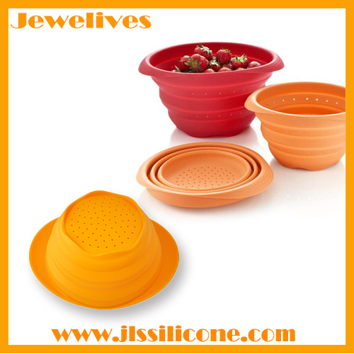 hot collapsible silicone bowl