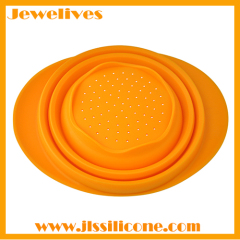 silicone foldable bowl for vegetable or fruit