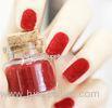 Red Flocking Powder Nail Art