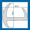 EPDM extruded profiles door seal