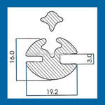 EPDM extruded profiles door seal