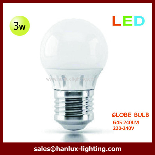 3W 240lm globe bulb