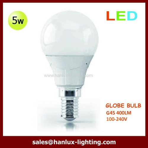 5W 400lm G45 E14 globe bulb