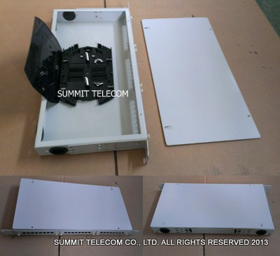 Fiber Optic Splicing Patching Panel Fiber Optic Termination Enclosures Optical Fiber Terminal Panel 12~24 Core