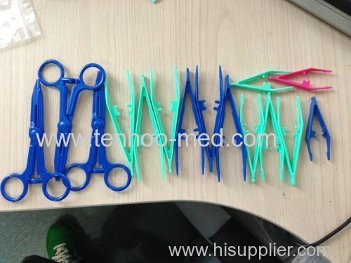 plastic tweezer/disposable tweezer/medical plastic tweezer/medical tweezer