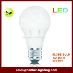 5W 400lm globe bulb