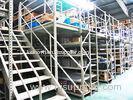 Blue , Orange Economical Rack Supported Mezzanine Steel Shelving Systems