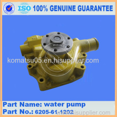 6205-61-1202 Mini Excavator Engine Parts for Water Pump Komatsu PC78US-6