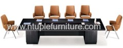 black high-class conference table