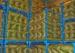 Millwork Collapsible Stacking Rack For Logistics Center , Blue / Orange