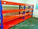 Blue / Orange Cold Rolled Heavy Duty Pallet Racking With Long Span