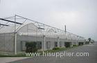 8000mm span gothic style Commercial greenhouses with air inflation film , 3000mm section