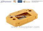 Silkscreen Printing Surface , Custom Plastic Enclosures for Controller Unit Yellow Color