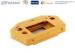 Silkscreen Printing Surface , Custom Plastic Enclosures for Controller Unit Yellow Color