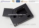 Custom Black ABS PVC Housings with Stainless Steel Inserts , Injection Molded Plastic Parts