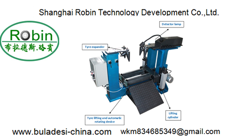 tire retreading equipment-tire expanding and inspecting machine/rubber machinery-tire expanding and inspecting machine/t