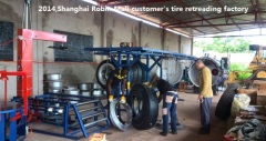 Mali customer's plant-Shanghai Robin tire retreading equipment