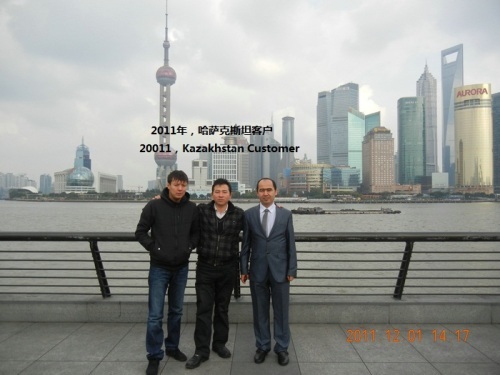 Kazakhstan customer -Shanghai Robin tire retreading equipment