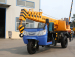 china wolwa 12 ton electric truck crane