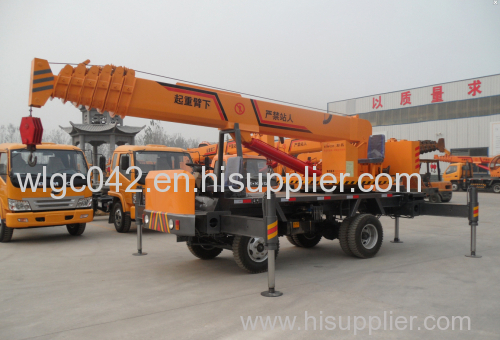 china cheapest type homemade type chassis truck crane for sale