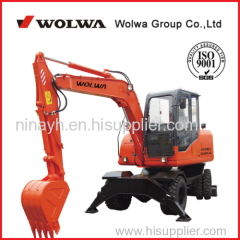 New product 8ton wolwa wheel excavator