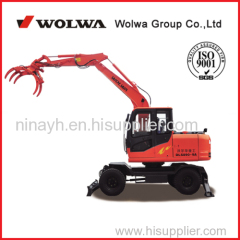 New product 8ton wolwa wheel excavator