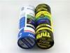 Recycled Empty Paper Cans packaging tube For Sports Goods / Tennis Ball