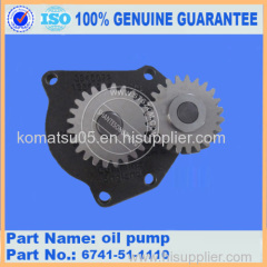 Discount Genuine Excavator Parts for Komatsu PC300-7 Oil Pump 6741-51-1110