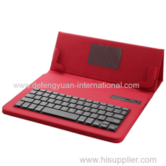 9.7-10 inches Detachable Universal Bluetooth ABS Keyboard With Leather Case for android and IOS windows