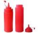 Eco friendly Pear - shaped PP products red tomato sauce Bottle FDA SGS