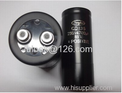 Capacitor 250V 4700uf 50x120mm